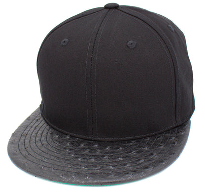Ostrich Brim Snapback