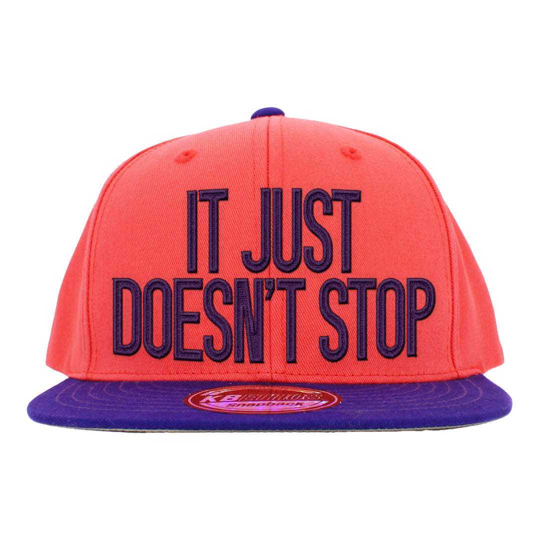Coral Purple Mix Snapback